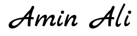 Amin Ali Signature